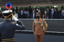 Governador Carlos Massa Ratinho Junior participa da solenidade de 51 anos da Academia Policial Militar do Guatupê - Curitiba, 08/03/2022