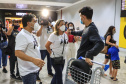 Repatriado da Ucrânia - Murilo Koefendee Maia, jogador de futebol,  com a mãe Angélica Maia e o pai  Juarez Maia - Curitiba, 11/03/2022