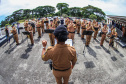 Governador Carlos Massa Ratinho Junior participa da solenidade de 51 anos da Academia Policial Militar do Guatupê - Curitiba, 08/03/2022