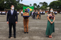 Governador Carlos Massa Ratinho Junior participa da solenidade de 51 anos da Academia Policial Militar do Guatupê - Curitiba, 08/03/2022