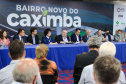 Lançamento do Edital da licitação do bairro novo da Caximba 
