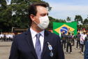 Governador Carlos Massa Ratinho Junior participa da solenidade de 51 anos da Academia Policial Militar do Guatupê - Curitiba, 08/03/2022