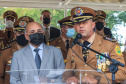 Governador Carlos Massa Ratinho Junior participa da solenidade de 51 anos da Academia Policial Militar do Guatupê - Curitiba, 08/03/2022