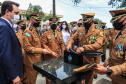 Governador Carlos Massa Ratinho Junior participa da solenidade de 51 anos da Academia Policial Militar do Guatupê - Curitiba, 08/03/2022
