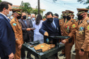 Governador Carlos Massa Ratinho Junior participa da solenidade de 51 anos da Academia Policial Militar do Guatupê - Curitiba, 08/03/2022