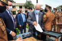 Governador Carlos Massa Ratinho Junior participa da solenidade de 51 anos da Academia Policial Militar do Guatupê - Curitiba, 08/03/2022