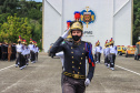 Governador Carlos Massa Ratinho Junior participa da solenidade de 51 anos da Academia Policial Militar do Guatupê - Curitiba, 08/03/2022