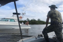 Baías de Guaratuba e Paranaguá recebem policiamento aquático da Polícia Ambiental para coibir pesca predatória 