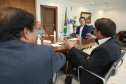 O governador Carlos Massa Ratinho Junior recebe nesta segunda-feira(7), o Presidente da Renault do Brasil, Ricardo Gondo  e o  Presidente da Renault para a América Latina,  Luiz Pedrucci 