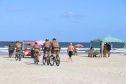 Ciclopatrulhamento da PM aumenta mobilidade das equipes no atendimento ao cidadão no Litoral durante o verão 