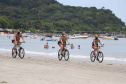Ciclopatrulhamento da PM aumenta mobilidade das equipes no atendimento ao cidadão no Litoral durante o verão 