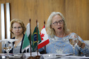 O governador Carlos Massa Ratinho Junior  recebe  nesta quarta-feira (30), no Palácio Iguaçu, Embaixadora do Canadá no Brasil, Jennifer May -  Curitiba, 30/03/2022