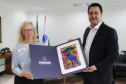 O governador Carlos Massa Ratinho Junior  recebe  nesta quarta-feira (30), no Palácio Iguaçu, Embaixadora do Canadá no Brasil, Jennifer May -  Curitiba, 30/03/2022