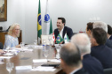 O governador Carlos Massa Ratinho Junior  recebe  nesta quarta-feira (30), no Palácio Iguaçu, Embaixadora do Canadá no Brasil, Jennifer May -  Curitiba, 30/03/2022