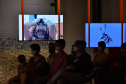 Museu Paranaense: performance de artista indígena contemporânea surpreende no Centro Histórico -  Curitiba, 20/03/2022