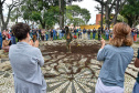 performance de artista indígena contemporânea surpreende no Centro Histórico