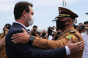 Governador Carlos Massa Ratinho Junior participa da solenidade de 51 anos da Academia Policial Militar do Guatupê - Curitiba, 08/03/2022