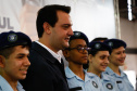 governador Carlos Massa Ratinho Junior e o  Secretário da Saúde, Beto Preto, assinam nesta quinta-feira (31), liberação de recurso para o Hospital de Rio Branco do Sul. 31/03/2022 - 