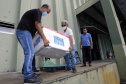 Distribuição de vacinas contra Covid 19, para as regionais de saúde do Paraná, no Cemepar, em Curitiba -  Curitiba, 29/03/2022