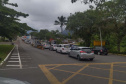 Batalhão Rodoviário faz inversão de pista na PR 412 sentido Ferry Boat no Litoral para retorno do Carnaval