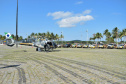 Polícia Militar desencadeia megaoperação Fortaleza no Litoral do estado com viaturas e helicóptero