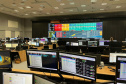 Centro de operações em Curitiba, que faz o gerenciamento da rede de energia da Copel e as equipes de campo