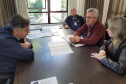 Prefeito e gerentes da Sanepar definem nova parceria para ampliar as redes coletoras de esgoto em Francisco Beltrão