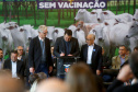 O Governo do Estado celebra nesta terça-feira (31) o primeiro ano do Paraná como área livre de febre aftosa sem vacinação e comemora os 10 anos de fundação da Agência de Defesa Agropecuária do Paraná (Adapar) - Curitiba, 31/05/2022