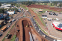 Obra do novo Trevo Cataratas em Cascavel chega a 80% de conclusão 