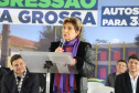 Governador entrega colégio e anuncia pavimentação da Estrada de Alagados, em Ponta Grossa