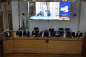 Empresário Carlos Beal, proprietário da rede de supermercado Festval, foi homenageado com o título de Cidadão Honorário de Curitiba em cerimônia na camara de vereadores