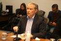 Governador Carlos Massa Ratinho Junior anuncia parceria entre Fiocruz,Tecpar e IBMP. Foto: Ari Dias/AEN.