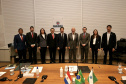 Vice-governador recebe ministro do Paraguai