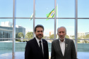 Vice-governador recebe ministro do Paraguai