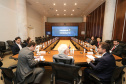 Vice-governador recebe ministro do Paraguai