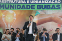 Governador autoriza obras de saneamento e energia na Ocupação Bubas, em Foz do Iguaçu