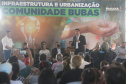 Governador autoriza obras de saneamento e energia na Ocupação Bubas, em Foz do Iguaçu