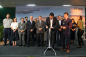 governador Carlos Massa Ratinho Junior anuncia nesta segunda-feira (27) a  construção de um museu internacional de arte em Foz do Iguaçu, a primeira  instituição cultural da América Latina a contar com a cooperação do Centro  Georges Pompidou, da França