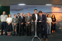 governador Carlos Massa Ratinho Junior anuncia nesta segunda-feira (27) a  construção de um museu internacional de arte em Foz do Iguaçu, a primeira  instituição cultural da América Latina a contar com a cooperação do Centro  Georges Pompidou, da França