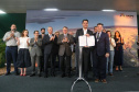 governador Carlos Massa Ratinho Junior anuncia nesta segunda-feira (27) a  construção de um museu internacional de arte em Foz do Iguaçu, a primeira  instituição cultural da América Latina a contar com a cooperação do Centro  Georges Pompidou, da França