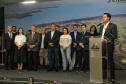 governador Carlos Massa Ratinho Junior anuncia nesta segunda-feira (27) a  construção de um museu internacional de arte em Foz do Iguaçu, a primeira  instituição cultural da América Latina a contar com a cooperação do Centro  Georges Pompidou, da França