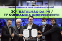 Governador anuncia criação de novo Batalhão da PM e retomada do CEEP de Londrina
