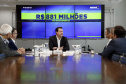 Governador Carlos Massa Ratinho Junior, recebeu representantes da empresa Volvo, que anunciaram investimentos de R$ 881 milhões na fabrica de Curitiba - 