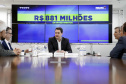 Governador Carlos Massa Ratinho Junior, recebeu representantes da empresa Volvo, que anunciaram investimentos de R$ 881 milhões na fabrica de Curitiba - 