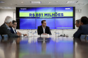 Governador Carlos Massa Ratinho Junior, recebeu representantes da empresa Volvo, que anunciaram investimentos de R$ 881 milhões na fabrica de Curitiba - 