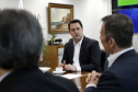 Governador Carlos Massa Ratinho Junior, recebeu representantes da empresa Volvo, que anunciaram investimentos de R$ 881 milhões na fabrica de Curitiba - 