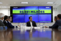 Governador Carlos Massa Ratinho Junior, recebeu representantes da empresa Volvo, que anunciaram investimentos de R$ 881 milhões na fabrica de Curitiba - 