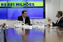 Governador Carlos Massa Ratinho Junior, recebeu representantes da empresa Volvo, que anunciaram investimentos de R$ 881 milhões na fabrica de Curitiba - 