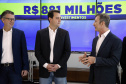 Governador Carlos Massa Ratinho Junior, recebeu representantes da empresa Volvo, que anunciaram investimentos de R$ 881 milhões na fabrica de Curitiba - 