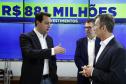 Governador Carlos Massa Ratinho Junior, recebeu representantes da empresa Volvo, que anunciaram investimentos de R$ 881 milhões na fabrica de Curitiba - 